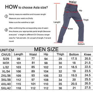 Men Summer Thin Cargo Quick Dry Work Trousers - maxoutdoorgearandgadgets