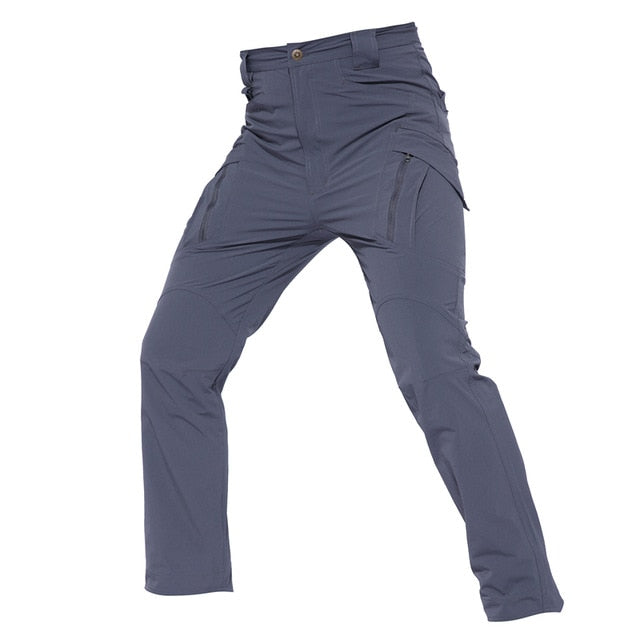 Men Summer Thin Cargo Quick Dry Work Trousers - maxoutdoorgearandgadgets
