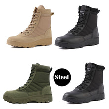 Load image into Gallery viewer, Military Men/Female 4 Colors Desert Combat Size 36-46 Boots - maxoutdoorgearandgadgets
