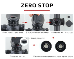 Vector Optics Continental 1-6x28 HD FFP Hunting Riflescope 34mm 1/10MIL Zero Stop .338 Lapua - maxoutdoorgearandgadgets