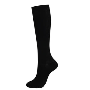 Solid Color Compression Men and Women Sports Socks - maxoutdoorgearandgadgets