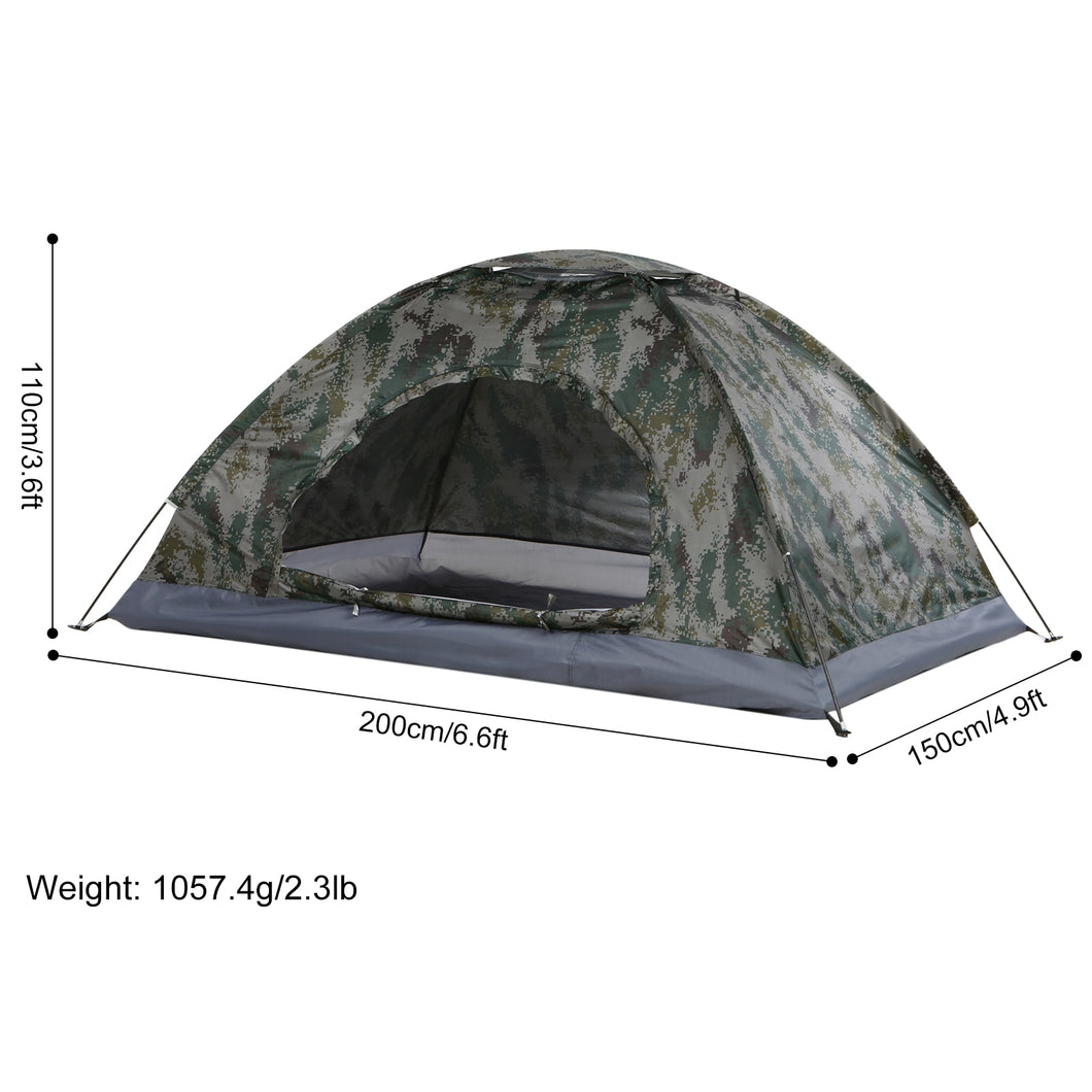 Ultralight Waterproof Tent Single Layer Anti-UV Coating UPF 30+ Fine Mesh Door - maxoutdoorgearandgadgets