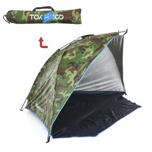 Ultralight Waterproof Tent Single Layer Anti-UV Coating UPF 30+ Fine Mesh Door - maxoutdoorgearandgadgets