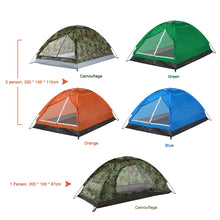 Load image into Gallery viewer, Ultralight Waterproof Tent Single Layer Anti-UV Coating UPF 30+ Fine Mesh Door - maxoutdoorgearandgadgets
