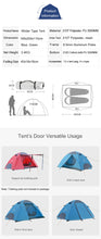 Load image into Gallery viewer, Desert&amp;Fox 2 Person Aluminum Pole Winter Tent with Snow Skirt - maxoutdoorgearandgadgets
