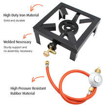 Load image into Gallery viewer, 8KW Large LPG Cast Iron Burner Stove - maxoutdoorgearandgadgets
