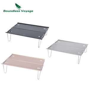 Boundless Voyage Camping Table Lightweight Hard-Topped Folding Table Aluminium Alloy Mini Table with Carry Bag BVT01 - maxoutdoorgearandgadgets