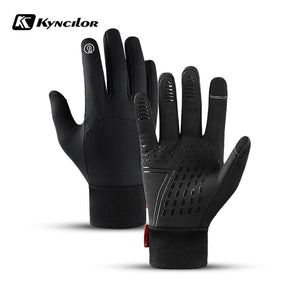 Men Women Waterproof Windproof Thermal Fleece Gloves