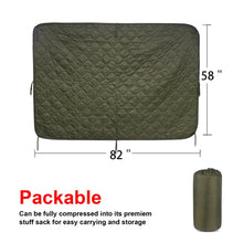Load image into Gallery viewer, Army Poncho Liner Camouflage Water Repellent Woobie Quilted Blanket
