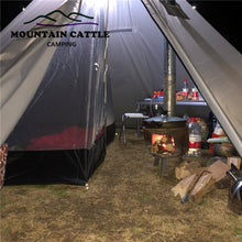 Load image into Gallery viewer, Large Bushcraft Pyramid Tent Height 220CM with Chimney Hole 4 Season
