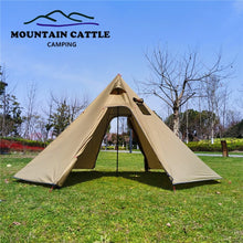 Load image into Gallery viewer, Large Bushcraft Pyramid Tent Height 220CM with Chimney Hole 4 Season
