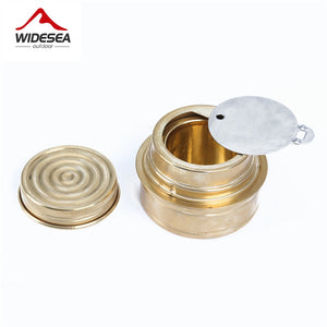 Portable Copper Alcohol Stove Mini Ultra-light Spirit Burner Gas Stoves for Outdoor Camping Pinnic Roast Food Fornello Ad Alcol - maxoutdoorgearandgadgets